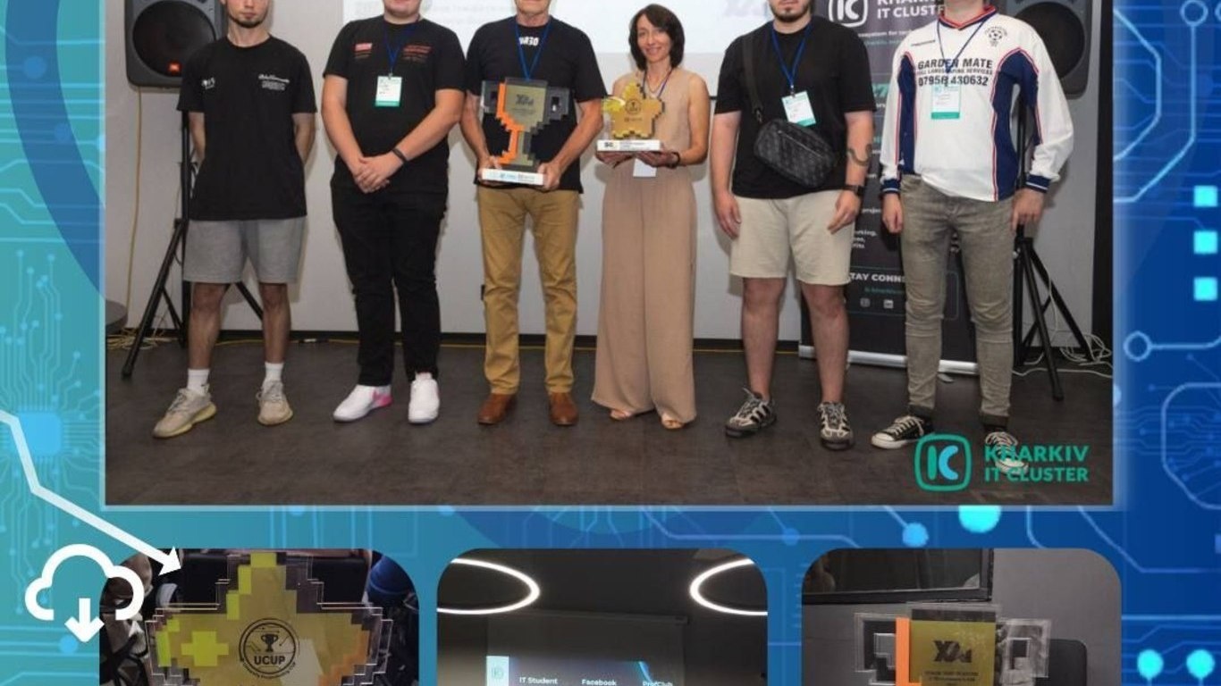 Вітаємо наших студентів з перемогою в змагані університетів IT-кластеру
